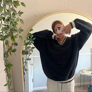 Brandy Melville Navy Blue Women's Sweater